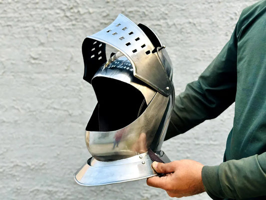 Medieval Warrior Sutton Hoo Helmet Warrior Viking Vendel Anglo Saxon Helmet
