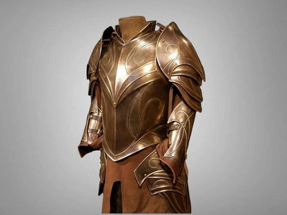 Medieval Elven Cuirass Armor - Larp Elven Costume - Medieval wearable LOTR Half