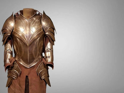 Medieval Elven Cuirass Armor - Larp Elven Costume - Medieval wearable LOTR Half